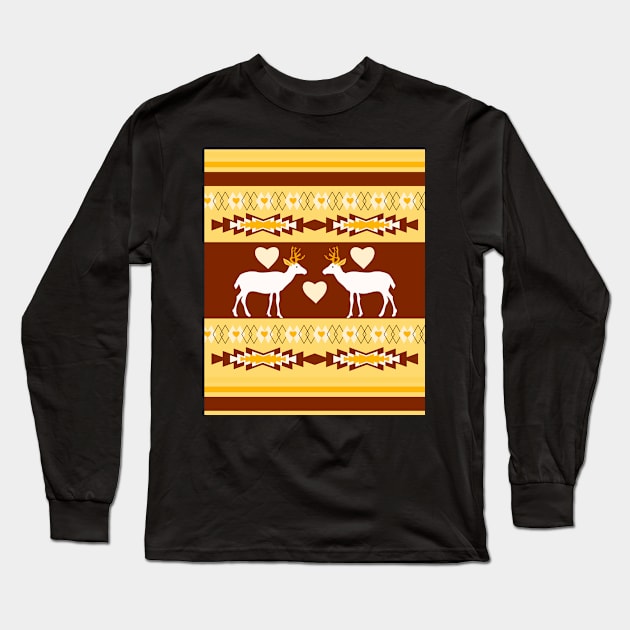 Romantic deer II Long Sleeve T-Shirt by cocodes